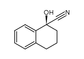 (S)-1-hydroxy-1,2,3,4-tetrahydronaphthalene carbonitrile Structure