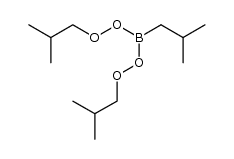 isobutyl-bis-isobutylperoxy-borane结构式