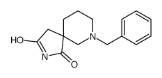 7-苄基-2,7-二氮杂螺[4.5]-1,3-癸二酮结构式