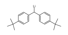 (bis(4-(tert-butyl)phenyl)methyl)lithium结构式