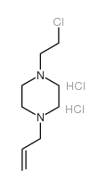 1-烯丙基-4-(2-氯乙基)-哌嗪二盐酸盐结构式