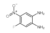 4-氟-5-硝基苯-1,2-二胺结构式