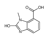 3-METHYL-2-OXO-2,3-DIHYDRO-1H-BENZO[D]IMIDAZOLE-4-CARBOXYLIC ACID Structure