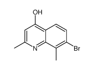 7-溴-2,8-二甲基喹啉-4-醇图片