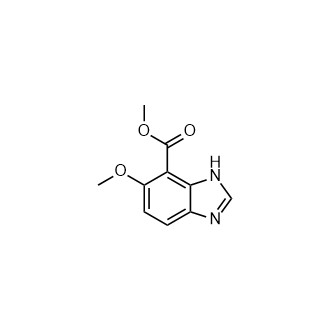 甲基6-甲氧基-1H-苯并[d]咪唑-7-羧酸盐结构式