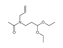 N-allyl-N-(3,3-diethoxypropyl)acetamide Structure