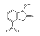 1-methoxy-4-nitroindolin-2-one结构式
