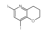 6,8-二碘-3,4-二氢-2H-吡喃并[3,2-b]吡啶结构式