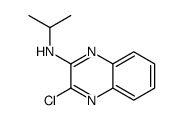 (3-氯-喹噁啉-2-基)-异丙基-胺结构式