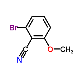 2-溴-6-甲氧基苯腈结构式