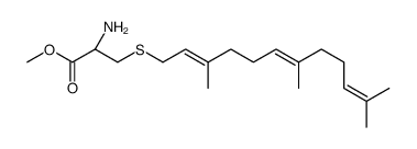S-法呢基-L-半胱氨酸甲酯结构式