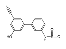 N-[3-(3-cyano-5-hydroxyphenyl)phenyl]methanesulfonamide Structure