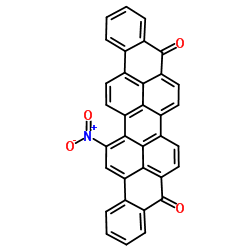 16-硝基蒽[9,1,2-CDE]苯并[RST]戊芬-5,10-二酮结构式