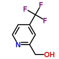 4-三氟甲基-2-吡啶甲醇结构式