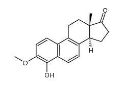 (+/-)-4-hydroxyequilenin 3-methyl ether结构式