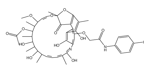 Rifamycin p-iodophenylamide Structure