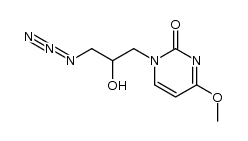 1-(3-azido-2-hydroxypropyl)-4-methoxypyrimidin-2(1H)-one Structure