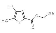 4-羟基-5-甲基-2-噻唑羧酸乙酯结构式