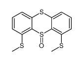4,6-bis(methylsulfanyl)thianthrene 5-oxide结构式