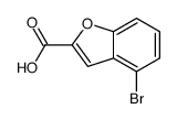 4-溴苯并呋喃-2-羧酸结构式