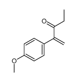 2-(4-methoxyphenyl)penten-3-one结构式
