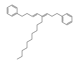 (3E,5E)-4-decyl-1,8-diphenyl-3,5-octadiene结构式