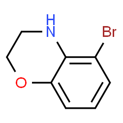 5-溴-3,4-二氢-2H-1,4-苯并恶嗪结构式