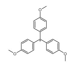 (4-MeO-C6H4)3C(+)结构式
