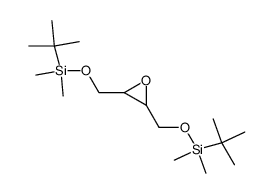 2,3-bis(((tert-butyldimethylsilyl)oxy)methyl)oxirane结构式