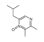 Pyrazine, 2,3-dimethyl-5-(2-methylpropyl)-, 4-oxide (9CI) Structure