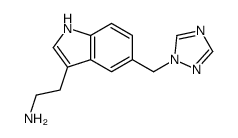 5-(1H-1,2,4-三唑-1-基甲基)-1H-吲哚-3-乙胺结构式