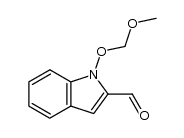 1-methoxymethoxyindole-2-carboxaldehyde结构式