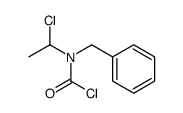 N-benzyl-N-(1-chloroethyl)carbamoyl chloride Structure
