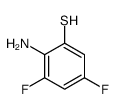 Benzenethiol, 2-amino-3,5-difluoro- (9CI) Structure