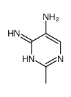 2-甲基嘧啶-4,5-二胺结构式