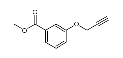 m-methoxycarbonylphenyl propargyl ether结构式