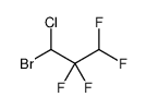 1-bromo-1-chloro-2,2,3,3-tetrafluoropropane结构式