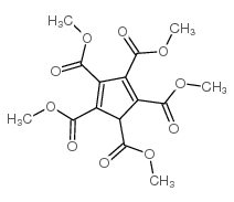 环戊二烯-1,2,3,4,5-五羧酸戊甲酯结构式