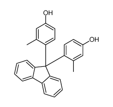 4-[9-(4-hydroxy-2-methylphenyl)fluoren-9-yl]-3-methylphenol Structure