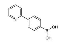 4-(2-吡啶基)苯硼酸结构式