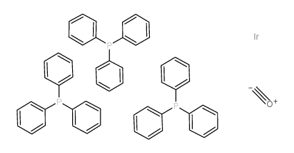 Carbonylhydridotris(triphenylphosphine)iridium(I) Structure