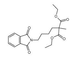 Diethyl 2-(N-butylphthalimido)-2-methylmalonate结构式