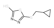 5-环丙甲硫基-1,3,4-噻二唑-2(3H)-硫酮结构式