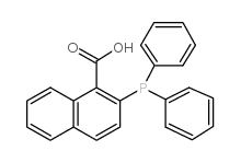 2-DIPHENYLPHOSPHINO-1-NAPHTHOIC ACID structure