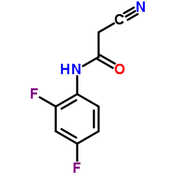 2-CYANO-N-(2,4-DIFLUORO-PHENYL)-ACETAMIDE结构式