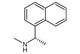 (S)-()-N-甲基-1-(1-萘基)乙基胺结构式