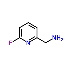 1-(6-Fluoro-2-pyridinyl)methanamine structure
