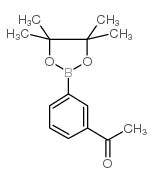 3-乙酰基苯硼酸频那醇酯结构式