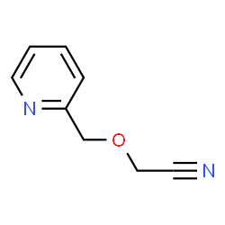 Acetonitrile, (2-pyridinylmethoxy)- (9CI) Structure