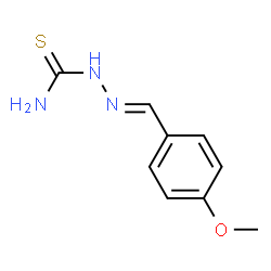 2-(4-METHOXYBENZYLIDENE)HYDRAZINE-1-CARBOTHIOAMIDE结构式